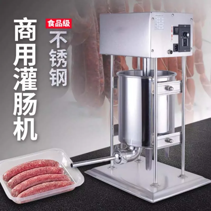 Sausage Homemade Syringe 4pcs Maker Sausage Stuffer Meat Filling Manual Stainless Sausage Machine