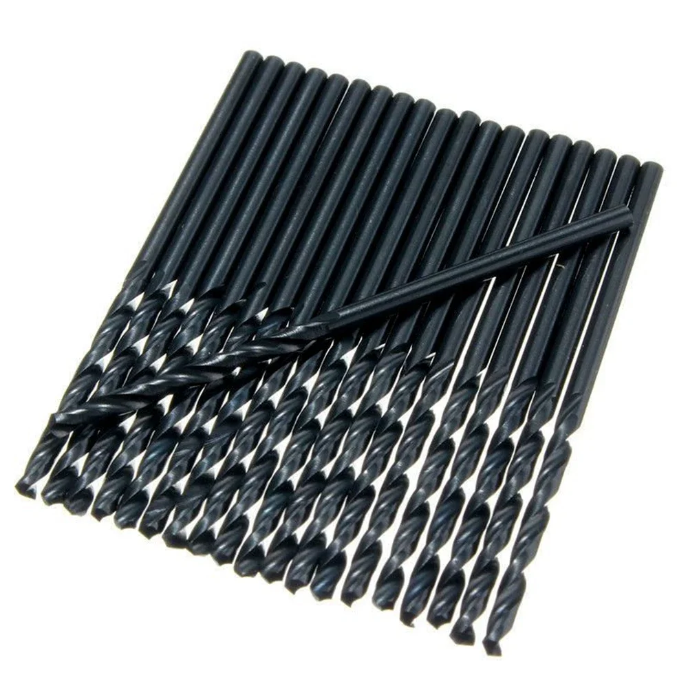 Krachtige 100 peças broca helicoidal hss ferramentas de broca de metal brocas de aço de alta velocidade 1mm 2mm 3mm 4mm 5mm conjunto de brocas de serra de buraco