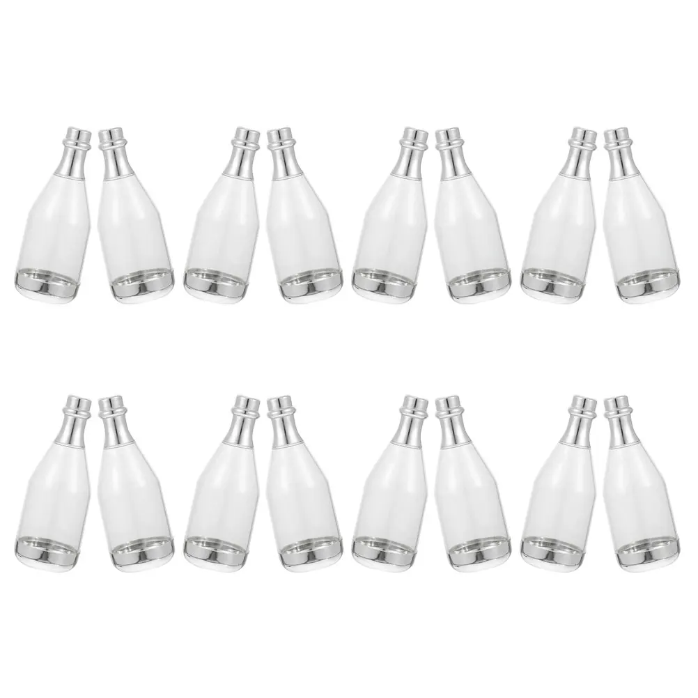 

20pcs Bottle Candy Boxes Wedding Party Favors Bridal Shower Gifts Visible Design Material Sugar Containers