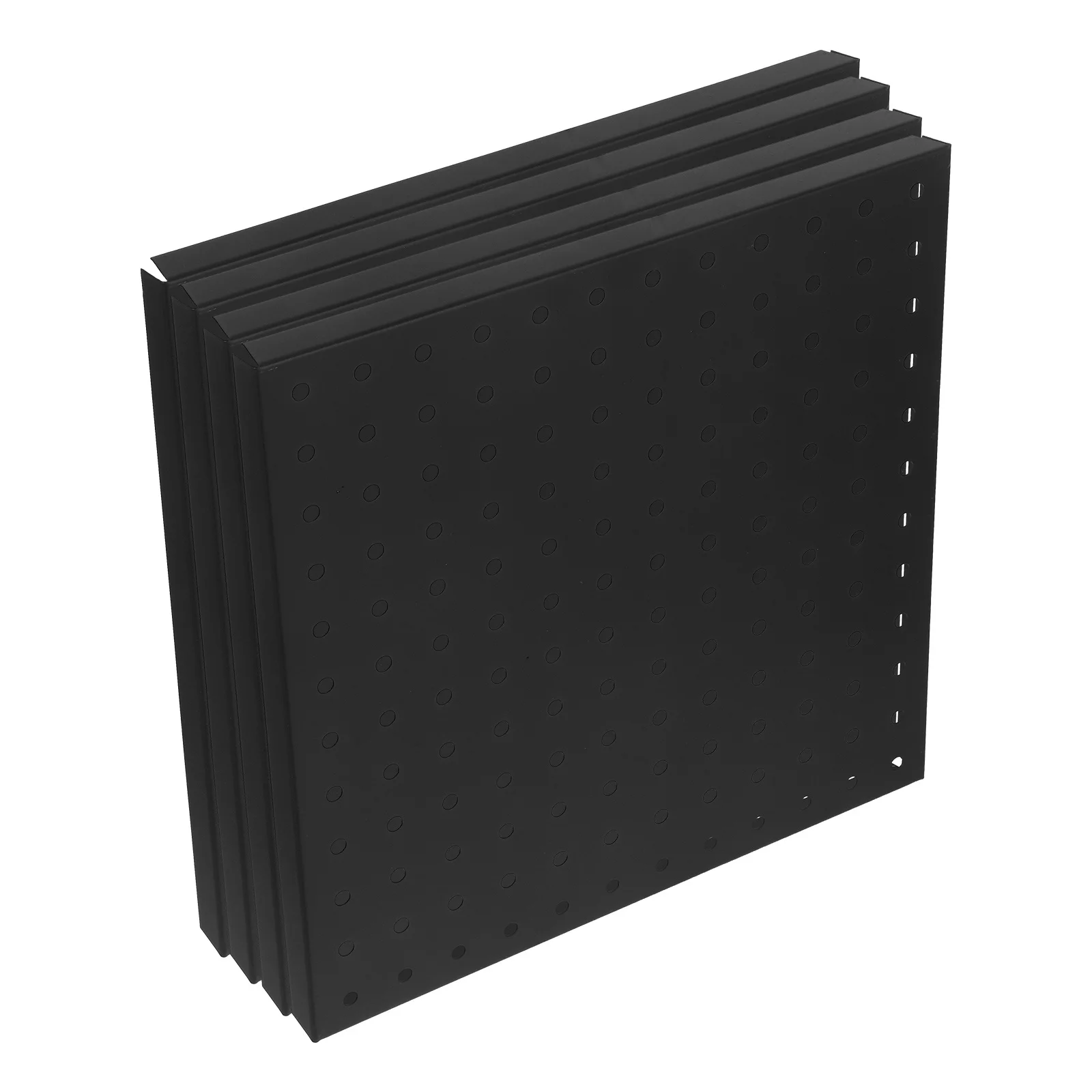 

No Drill Pegboard Office Organization Garage Wall Tool Organizer Desk Metal Panels for Heavy Duty Nursery Storage Tools