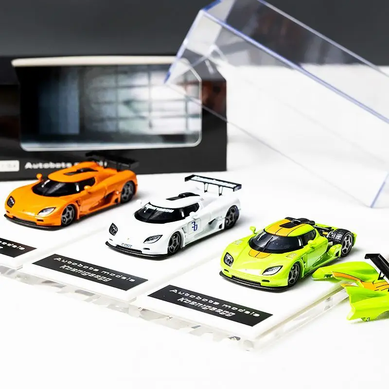 

Литой под давлением AM масштаб 1:64 Koensegg CCGT открывающаяся задняя крышка из сплава модель автомобиля Коллекционная игрушка в подарок сувенир дисплей орнамент