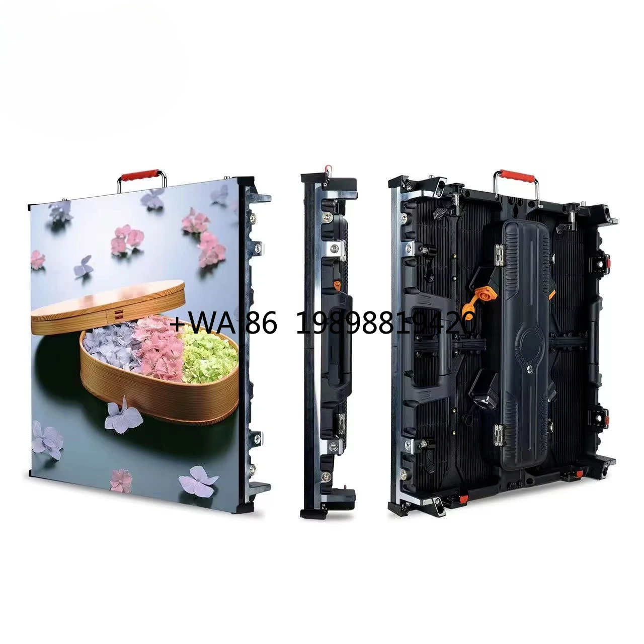 

Настенный аренда светодиодного дисплея Adervitising P2.6 для цифровых дисплеев вывесок в помещении/на открытом воздухе 500x500 мм сценическое светодиодное видео