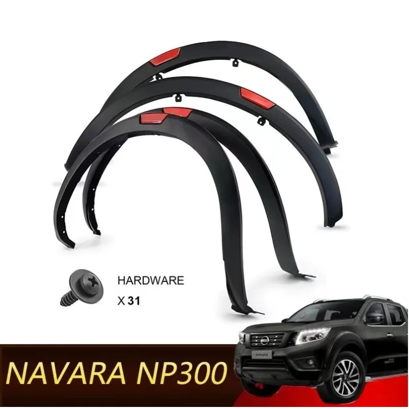 Style Fender Flares Wheel Arch For Nissan Navara Frontier NP300 2016-2023 year Double Cabin Models 4X4 Car Accessories