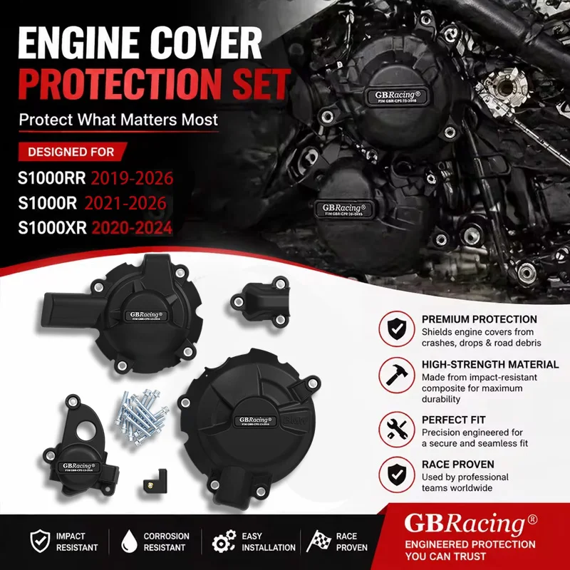 

V2 Motorcycles Engine Cover Protection Case GB Racing For M.S1000RR 19-24 M.S1000R 21-26 S1000XR 20-26 Engine Covers Protectors