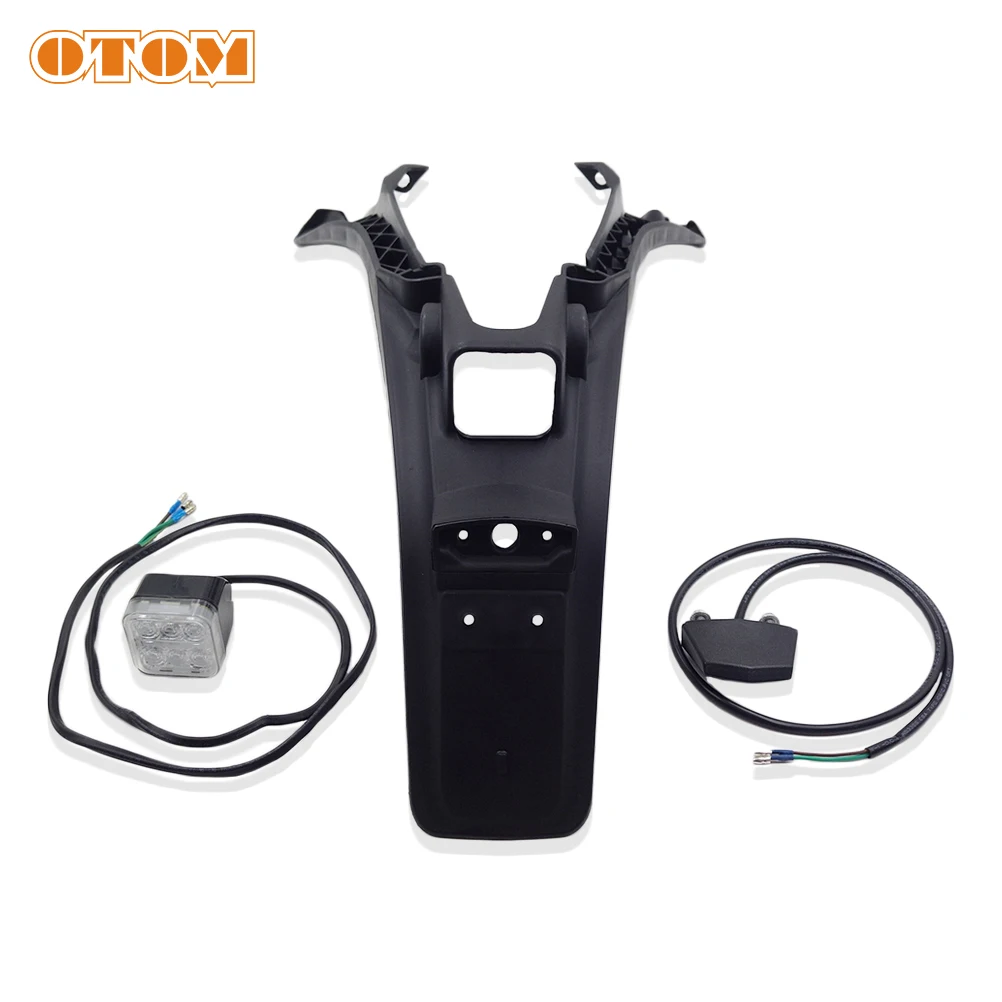 Motorcycle Accessories LED Taillight License Plate Holder Tail Light Support Rear Fender Bracket Assembly For HUSQVARNA FE TE TX