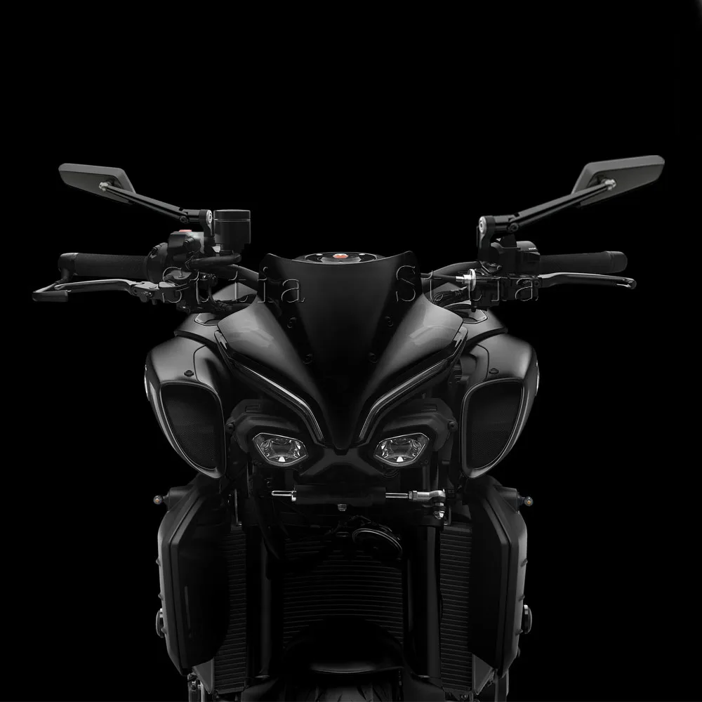 New 2026 Motorcycle Aluminum Rearview Mirror Fit For YAMAHA MT-03 MT-07 MT-09 MT-10 2013-2025 Wind Wing Rear View Mirrors