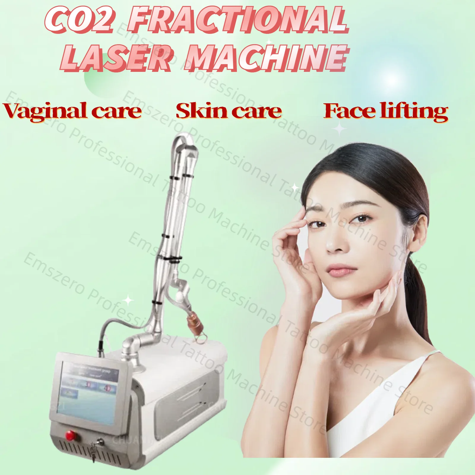 

Portable Professional Fotona Co2 Fractional Skin Rejuvenation Resurfacing Beauty Machine Effective Acne Scar Removal Equipment