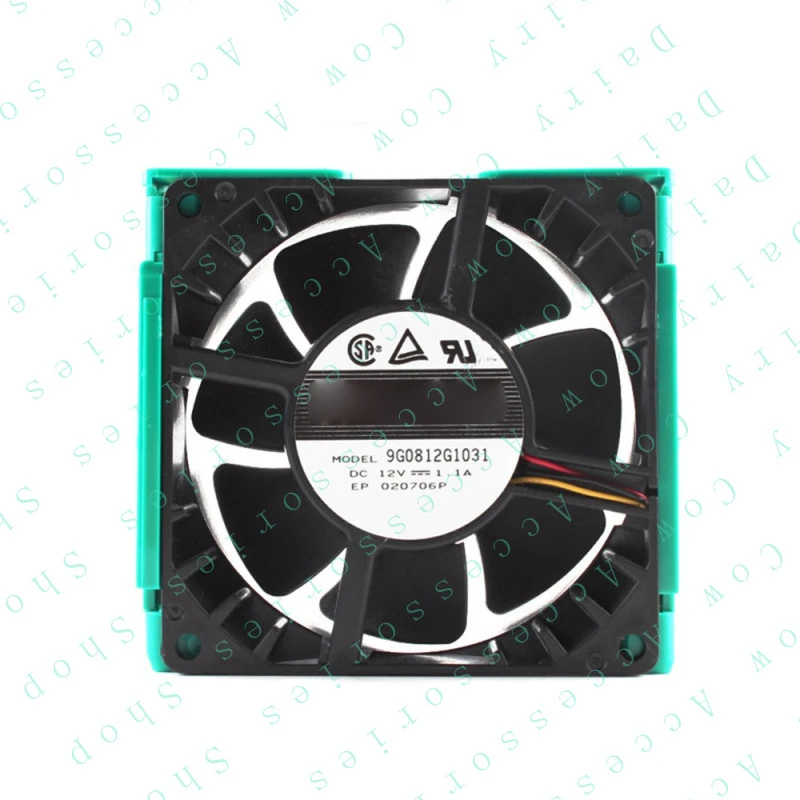 

PP+8038 DC12V 1.1A 8CM 3-Wire 9G0812G1031 Server Cooling Fan for Sanyo