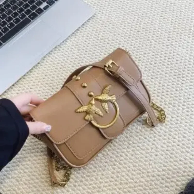 A New, Fashionable, Unique and Luxurious Brand Designed Women's Bag Featuring Elegant and Classic Style of Swallows.