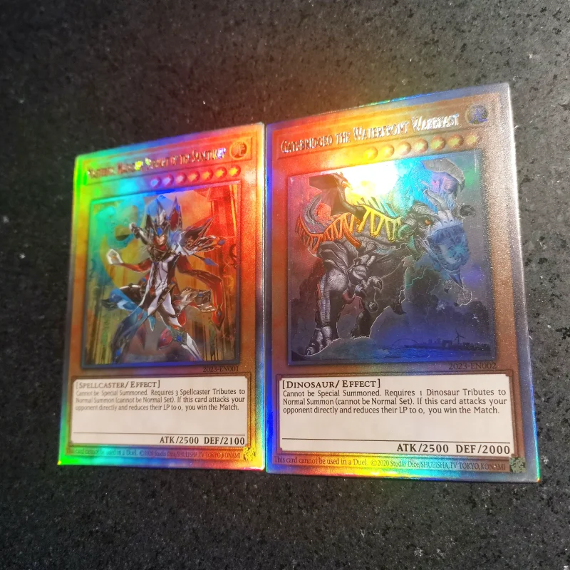 Yugioh Cards The 18th WCS World Championship 2023 Gatebridgeo The Waterfront Warbeast Anime Game Collection DIY Flash Card Toys