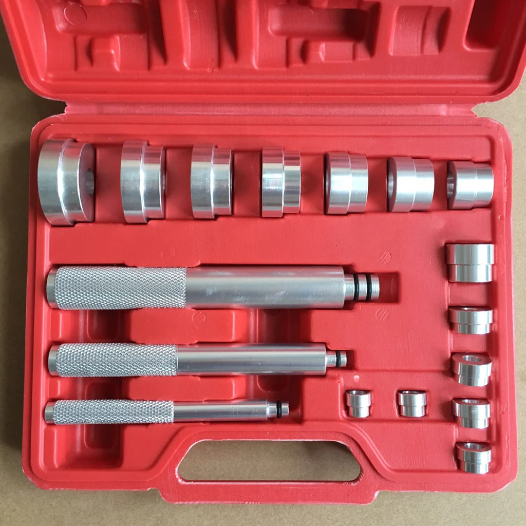 17PCS /Set  Bushing Bearing Driver Installer Remover Inserting Tool kit with Case Car Hand Tools