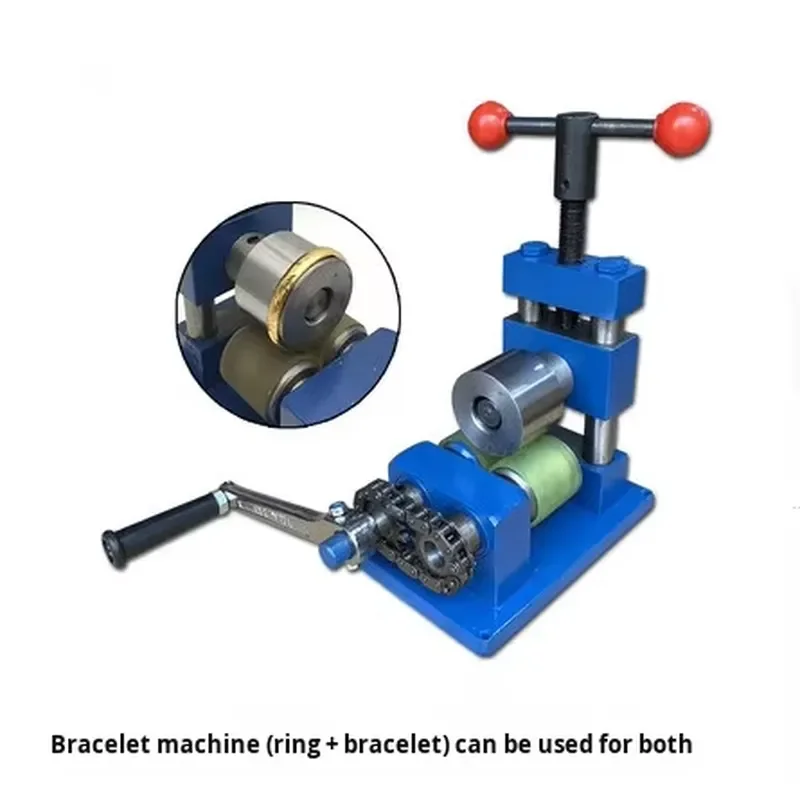 Goldsmith Tools Rounder Shaping Rolling Machine Bracelet Ring Bending Equipment for Gold Copper Jewelry Industrial Machinery