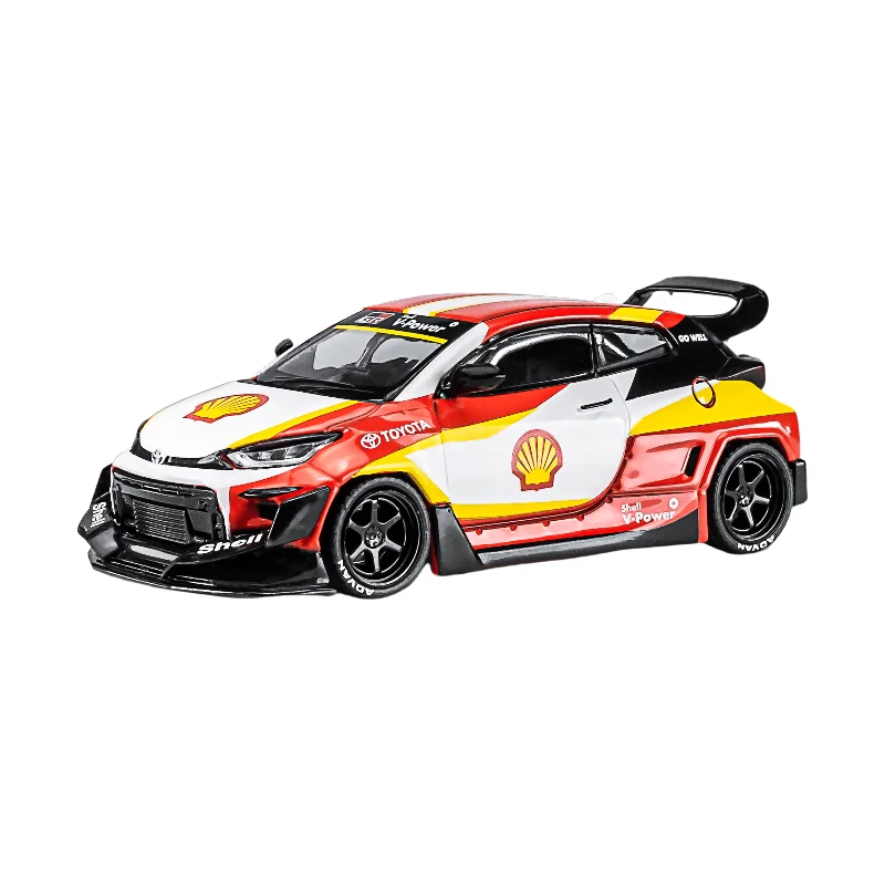 XCARTOYS POPRACE 1:64 Toyota GR Yaris Shell painted diecast alloy car model Collection Display boy toys Children\'s gifts.