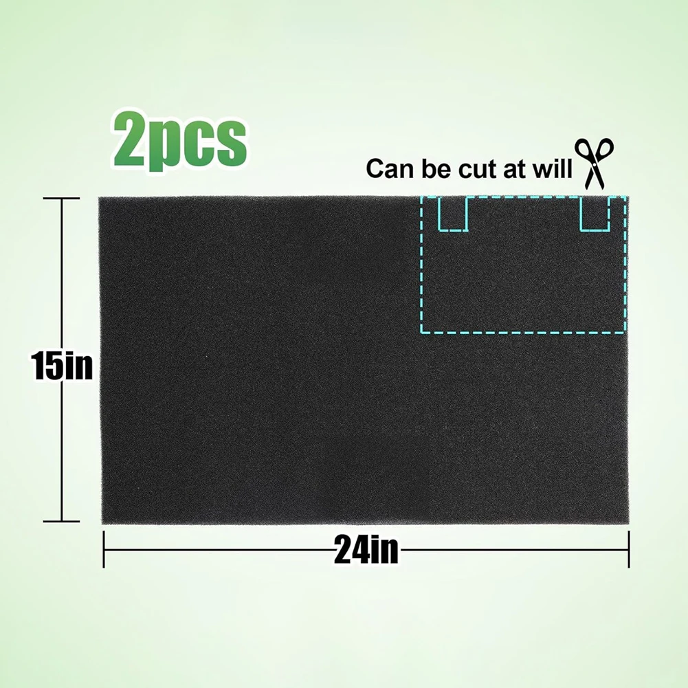 Воздушный фильтр Замена хлопка Воздушный фильтр, совместимый с большинством блоков Настраиваемый размер Совместимый оконный фильтр переменного тока