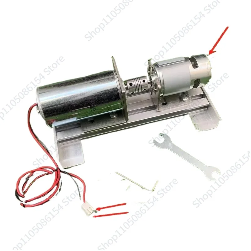 

220V Double Bearing Silent DC High Voltage DC Motor Motor Motor Miniature DIY High Voltage Generator, Rechargeable