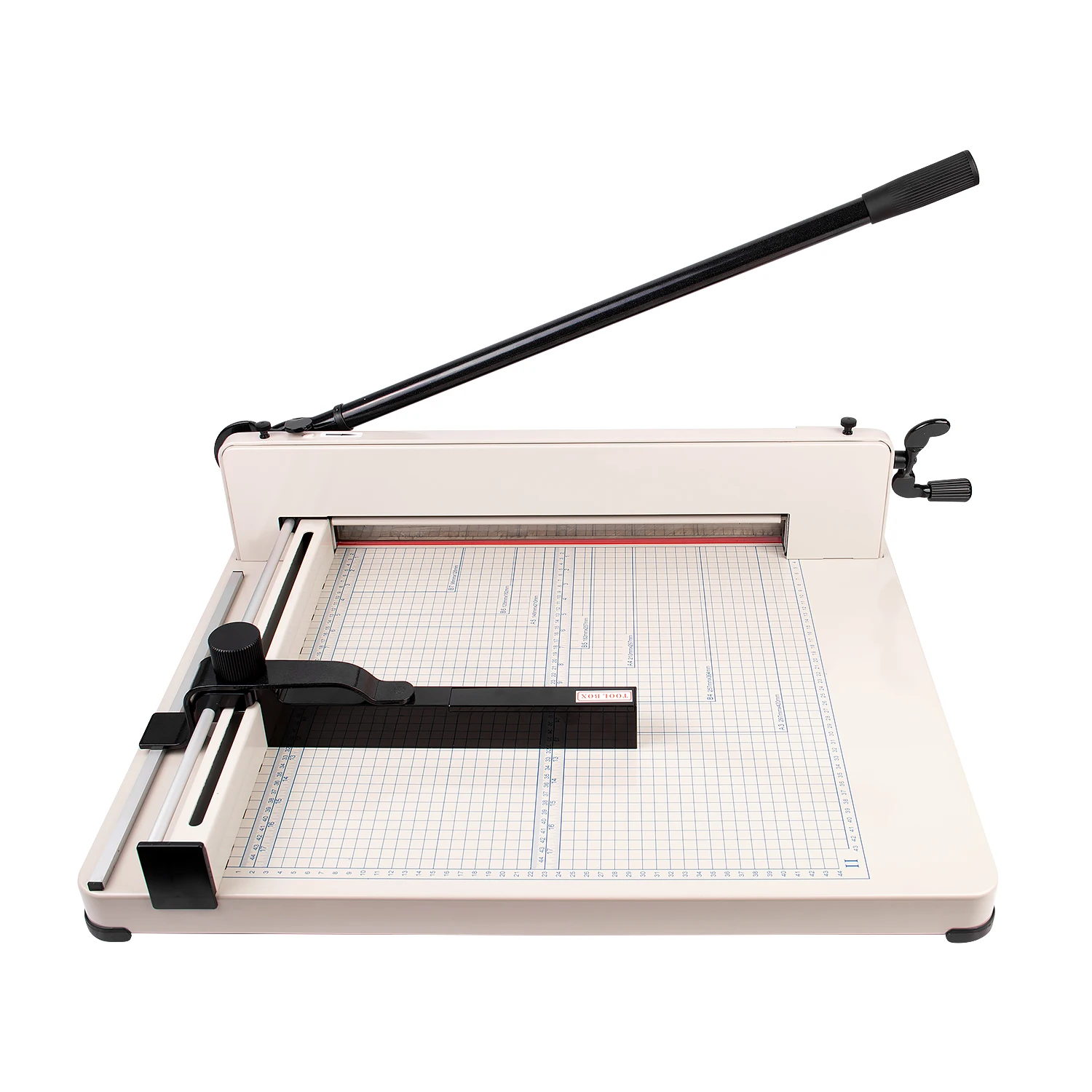 ZEQUAN 858 A3 Manueller Hochleistungs-Papierschneider, Dicklagen-Schneider, 16 Zoll Papierschneidemaschine zum Schneiden von 400 Blatt