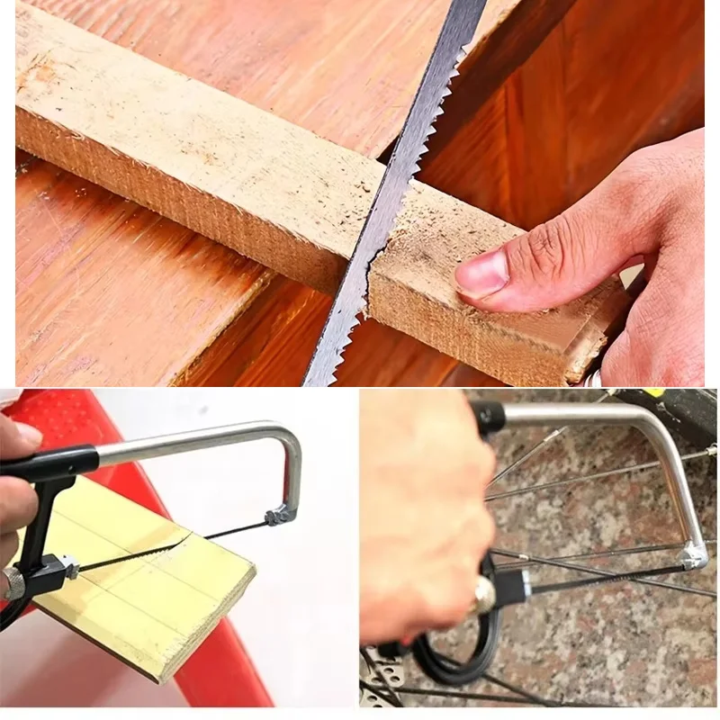 8in1 Saw Multi Purpose Hand DIY Steel Saw Metal Wood Glass Saw Kit 6 Blades Woodworking Metalworking Model Hobby Tool - view 5