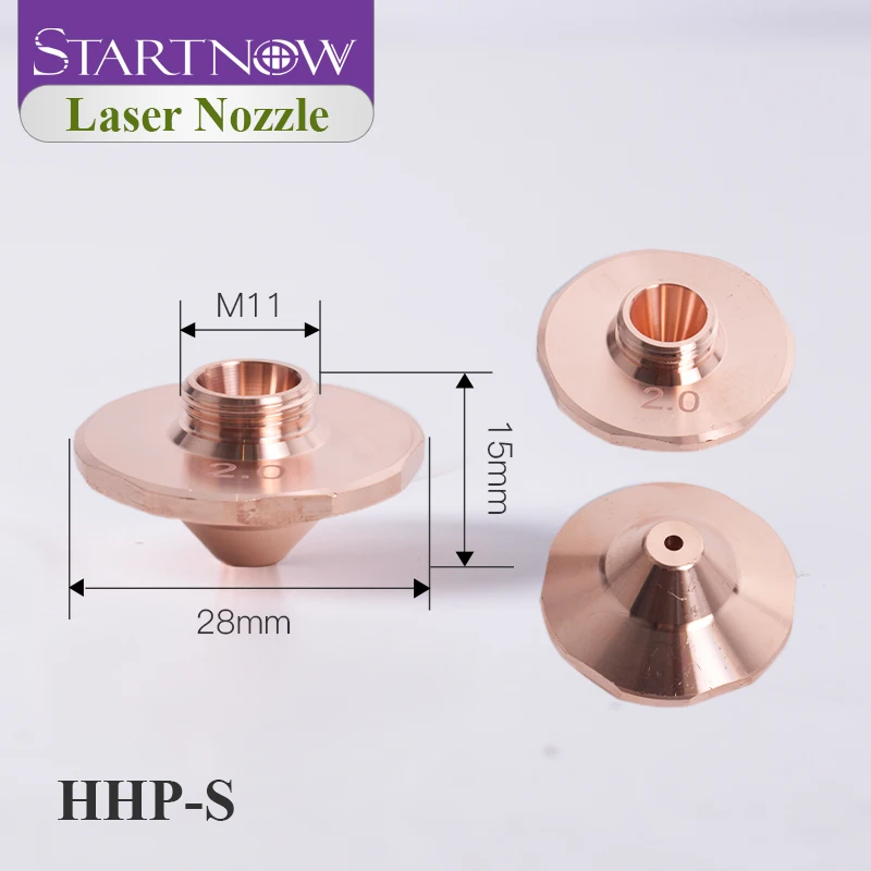 

Startnow Customized Fiber Laser Nozzle For Cutting Machine OSPRI HG D28mm H15 Hexagon Weld Nozzle Tip Sharp-billed Type Nozzles