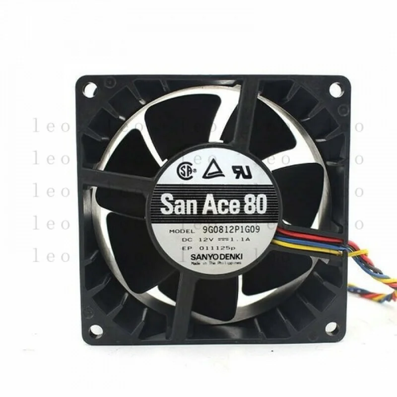 

FF 1pcs 9G0812P1G09 12V 1.1A 8038 8cm High Air Volume 4 Line PWM Cooling Fan #F5