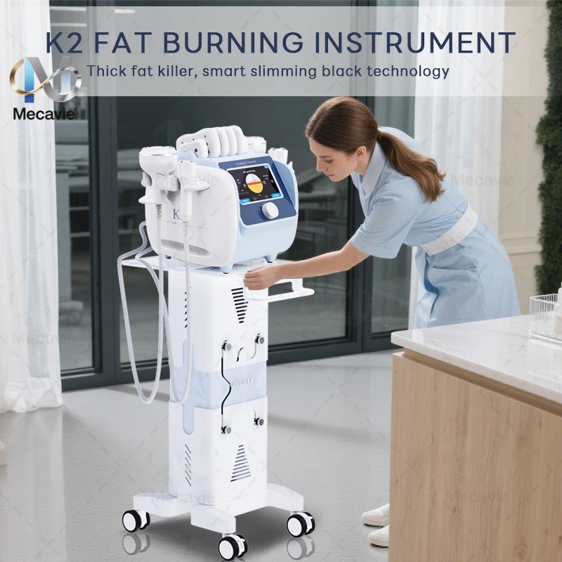 ‌Upgraded K2 Portable Multipolar Massage Device 5-in-1 Cavitation RF Fat Removal Cellulite Treatment Vacuum Slimming Machine