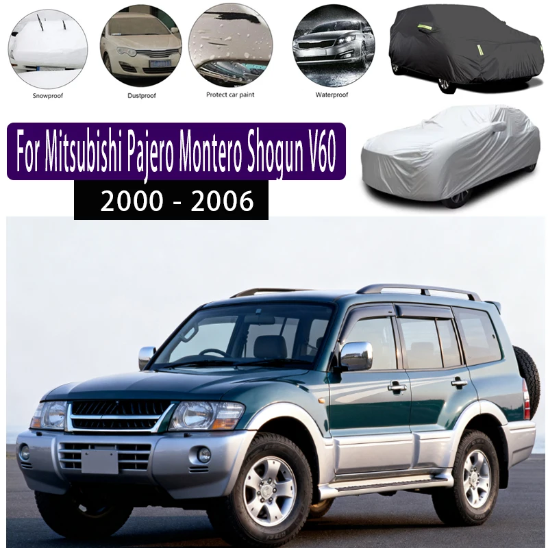 

For Mitsubishi Pajero Montero Shogun V60 Outdoor Protection Full Car Covers Snow Cover Sunshade Waterproof Dustproof Exterior