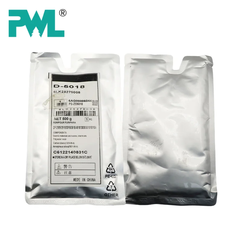 1 Uds Blcak 500g D5018 polvo desarrollador para Toshiba 3008A 2508A 2518A 5018A 3508A 4508A 5008A suministros de copiadora de alta calidad