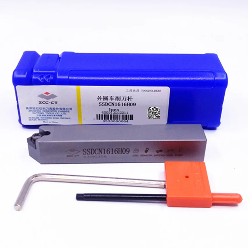 

SSDCN1212F09/SSDCN1616H09/SSDCN2525M12 SSDCN ZCC.CT External Turning Tool Cutter Bar For SC** inserts 1PCS/BOX