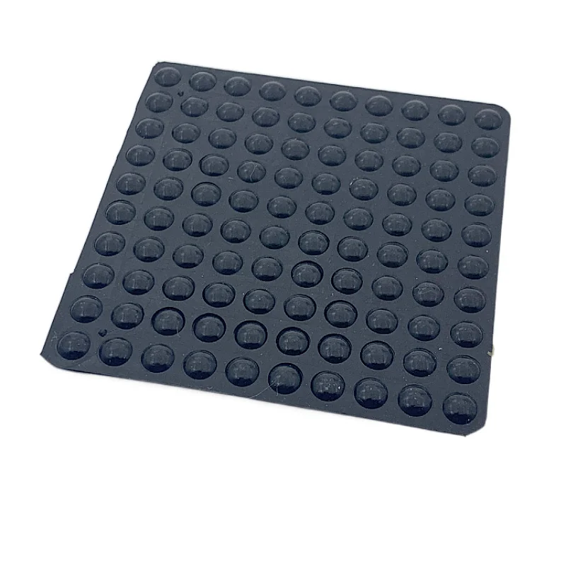 1000 PCS 8mm x 2.5mm Black Clear anti slip silicone rubber plastic bumper damper shock absorber self-adhesive silicone feet pads