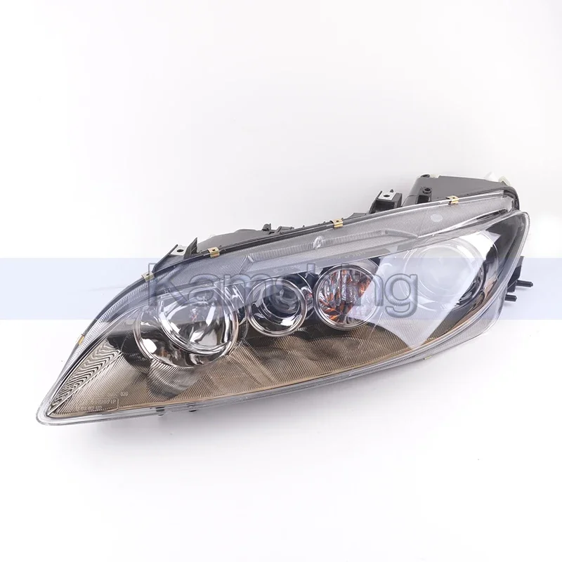 CAPQX 2PCS For Mazda 6 Mazda6 2003-2015 Front headlight headlamp head light head lamp Black /White/black gold Backdrop