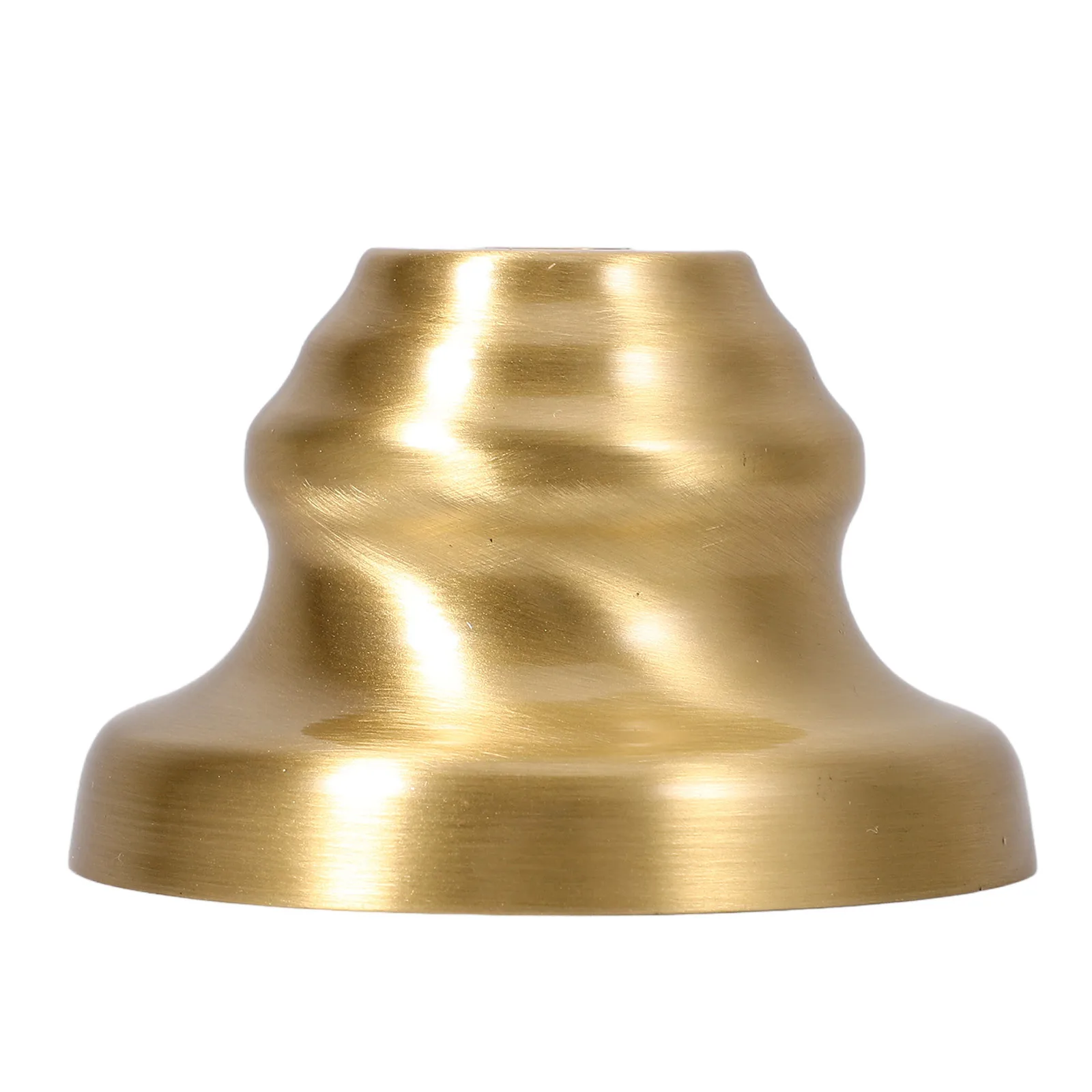 

Pure Copper Lamp Cup Accessories Sturdy Round Finial Base For Diy Lamp Holder Pendant Bedside Ceiling Light Fixture Socket