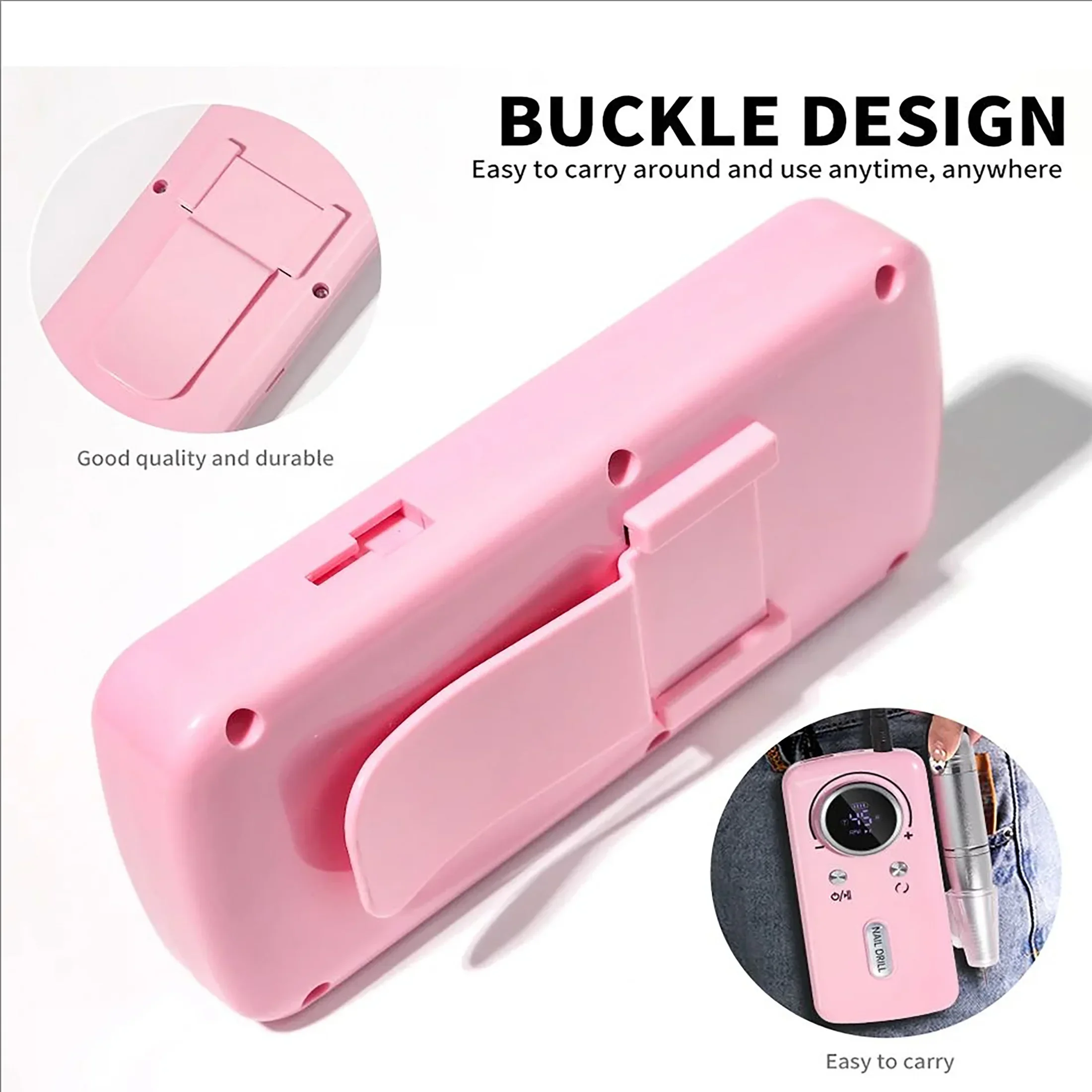 1PC, ładowalna polerka do paznokci, naukowa polerka do paznokci, polerka do paznokci, profesjonalna polerka do paznokci.