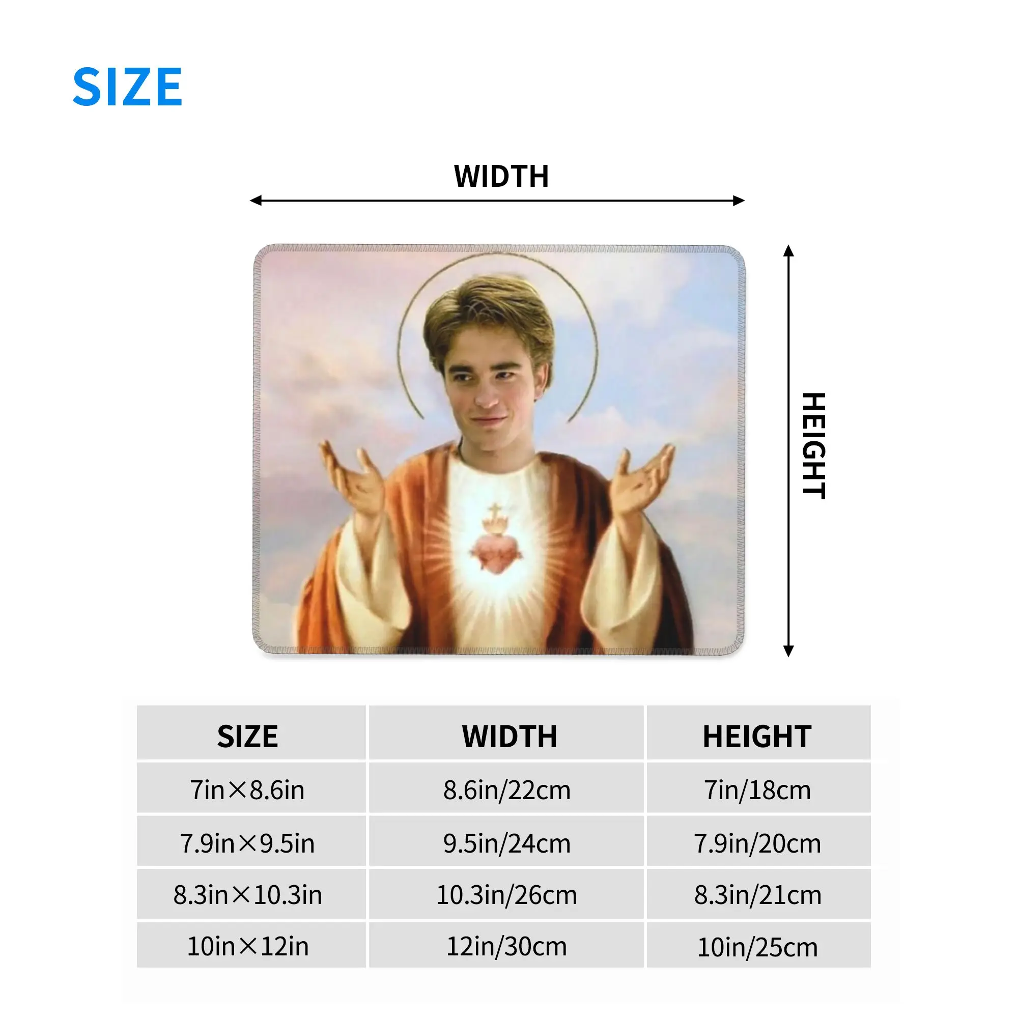 Edward Cullen Twilight Mouse Pad Computer Keyboard Mouse Mat Gamer PC Laptop Desk Mat Office Accessories Table Mats