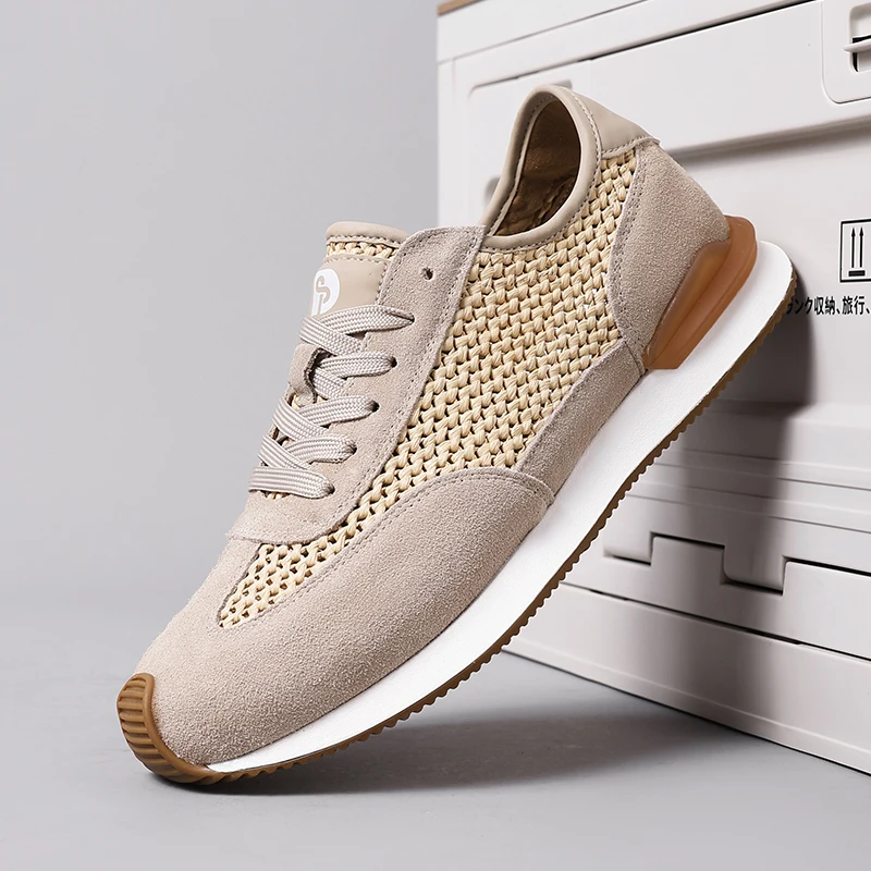 

Новая мужская летняя дышащая и универсальная повседневная спортивная обувь с сеткой по индивидуальному заказу 250621