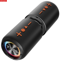 (Two In One)20W Shock Bass Cool Light Effect Portable Bluetooth Speaker Stereo Surround Wireless Subwoofer Boombox Home Karaoke