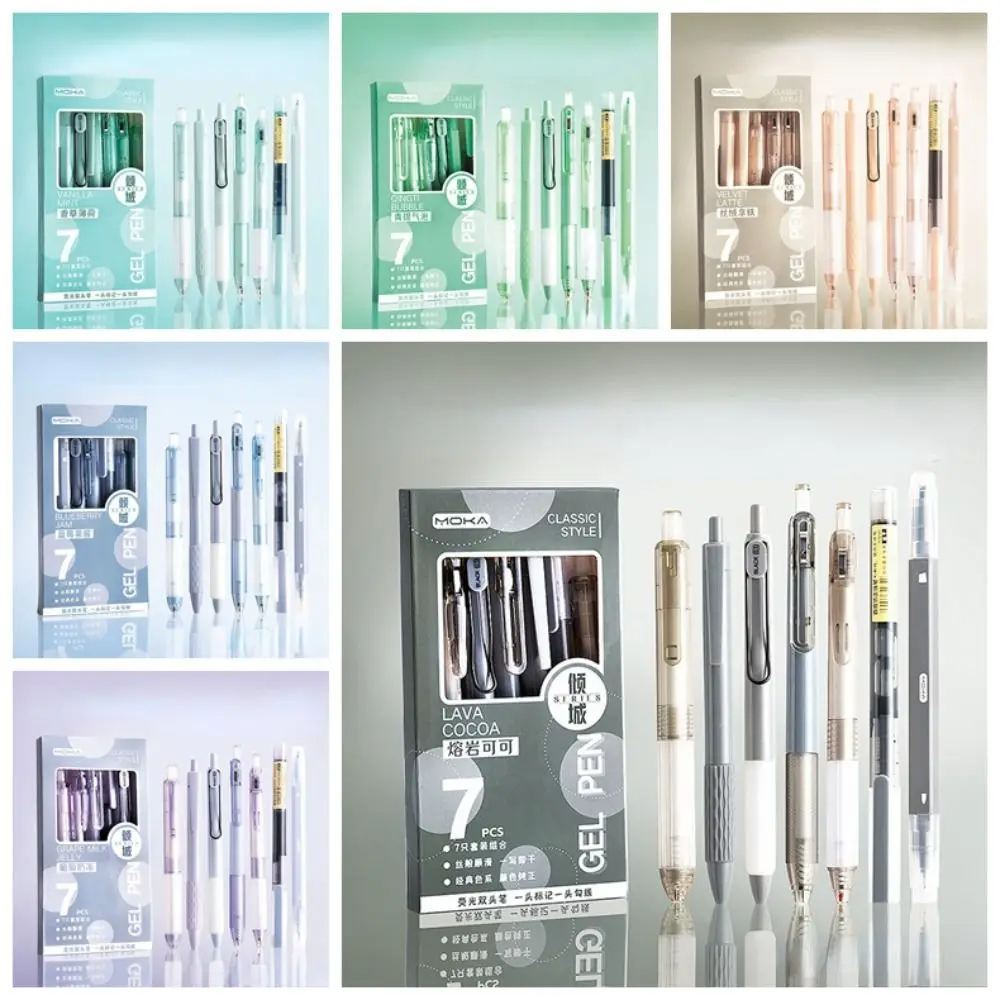 

Japanese ST Nib Press Gel Pen 0.5mm Black Ink Signature Pen Writing Smoothly Quick-Drying Neutral Gel Pen Office