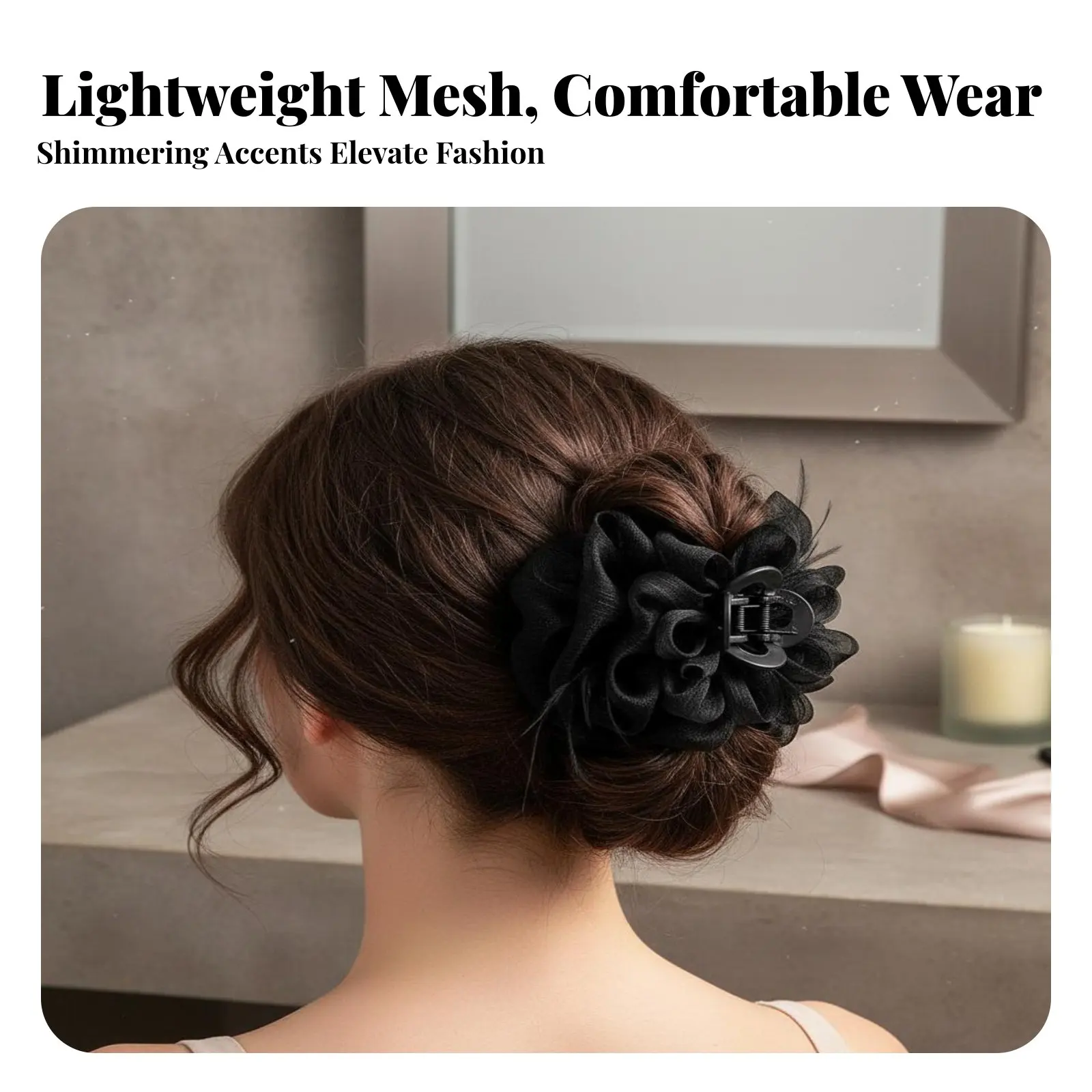 

Airy-Like Hair Fastener Adds Volume Airy Hair Fastener Elegant Design Cute for Women, Everyday Wear, Leisurely Outinging Ings