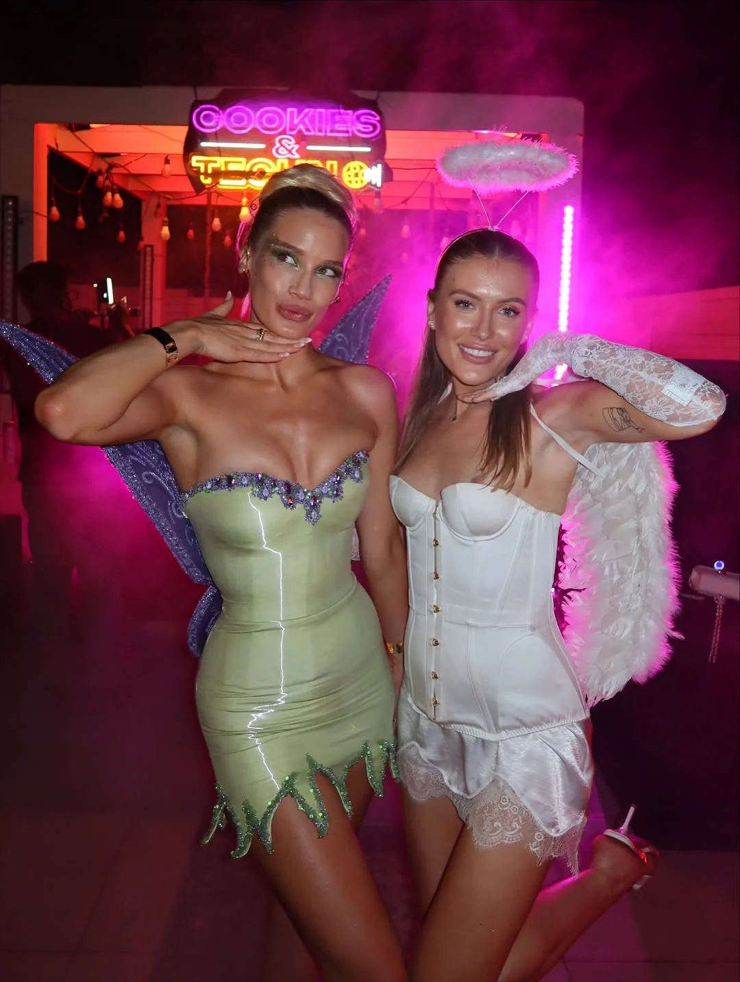 فستان قصير خيالي لامع أخضر ليموني بدون حمالات خط عنق على شكل قلب بحاشية صدفي ترتر لهجات نادي نسائي لامع