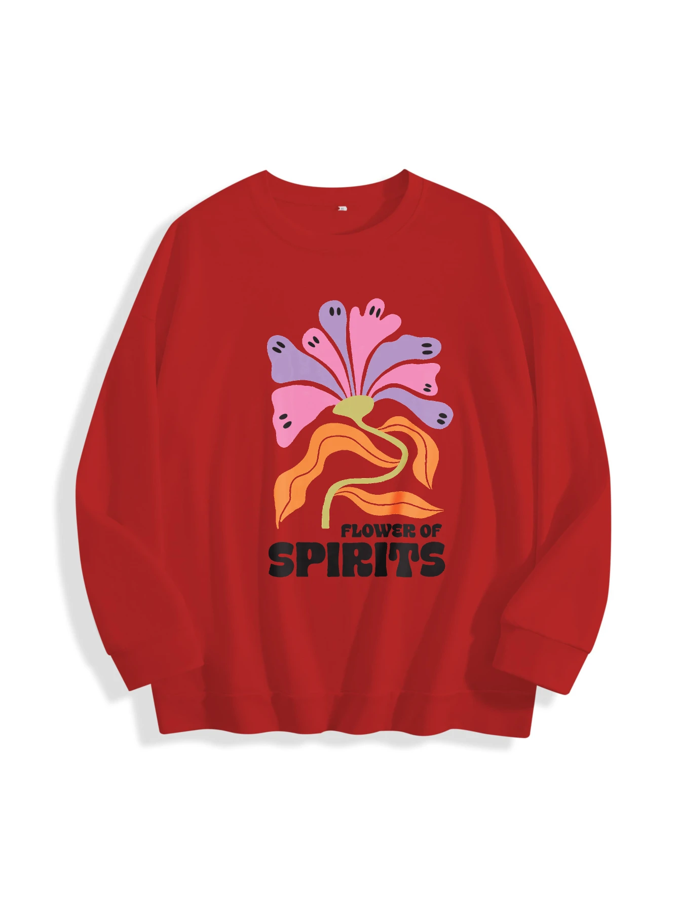 سترة بوهو الهالوين النسائية العصرية برقبة دائرية متعددة الألوان فضفاضة من القطن الخالص لخريف وشتاء ورياضات الهالوين جاهزة