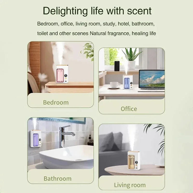 Xiaomi Youpin Automatic Diffuser Aromatherapy Car Perfume Display Essential Oil Humidifier Bathroom Deodorization Air Freshener