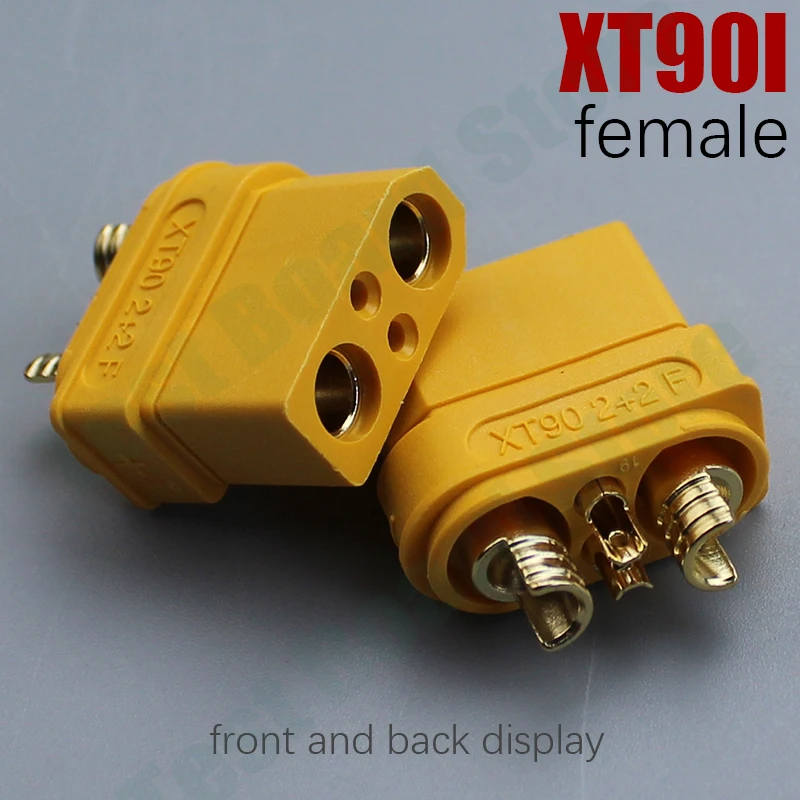 1Piece XT90I XT90S Male and Female Plug High Current Aircraft Model Gold Plated Connector for Remote Control Car Drones