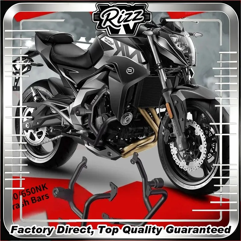 For CF 400NK/650NK special protective modification accessories: bumper guard, racing bar, anti-drop ball protection bar