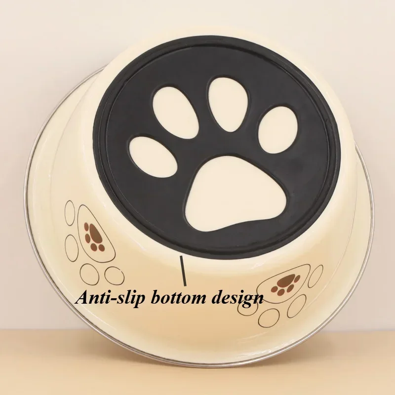 Non-slip Dog Bowls For Small Medium Large Dog Feeder Bowls And Drinkers Stainless Steel Pet Feeders Pets Dogs Accessories