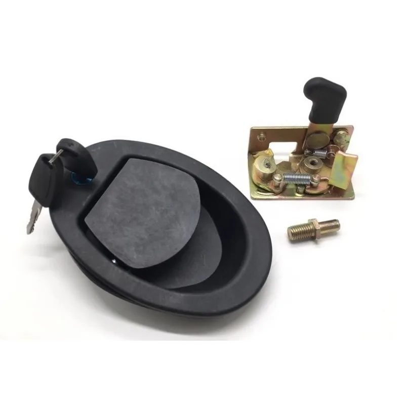 حفارة مناسبة لـ XGM Xiagong XG806 808 مجموعة قفل باب الكابينة مقبض خارجي قفل كتلة قفل العمود الملحقات #2