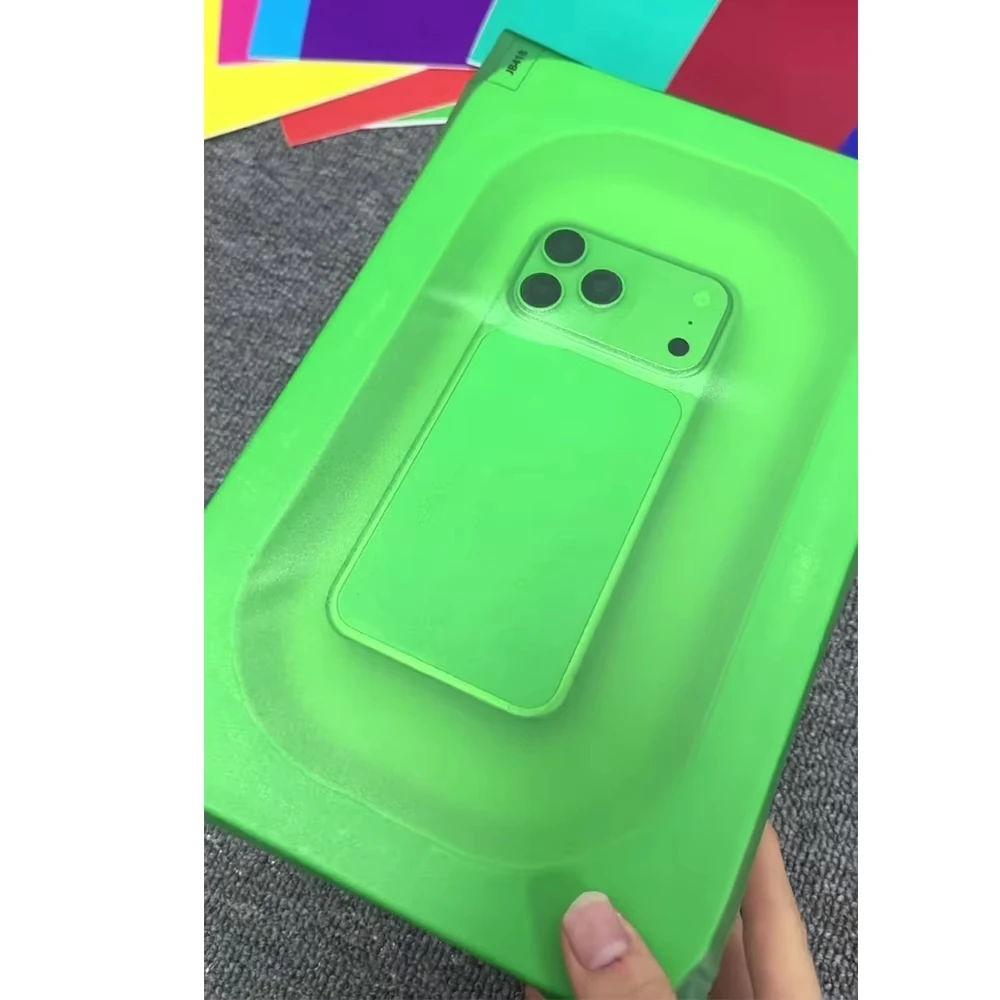 FONLYU 50PCS 300*200 Vacuum Coating Color Change Film for iPhone 17 Pro Max Full Cover Heat Shrink Envelope Coated Wrap Machine