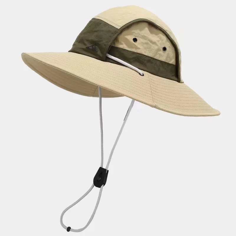 New Dayan Color Block Outdoor Sunscreen Mountaineering Waterproof Fisherman Sun Hat