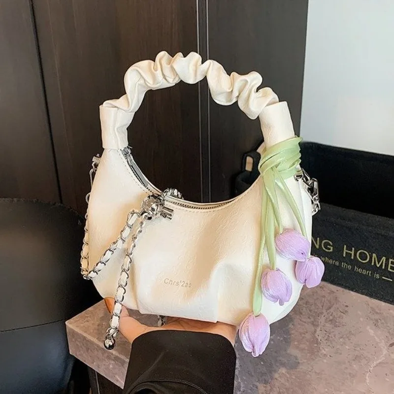 

Stylish Original Solid Color Designer Diaper Bag Unique Crossbody Handbag For Women Chic Leather Shoulder Tote