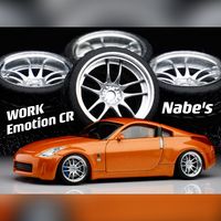 Chika Nabes 1/64 Wheels with Rubber Tires Luxury Model Car Modified Parts JDM VIP For Hotwheels Tomica MiniGT