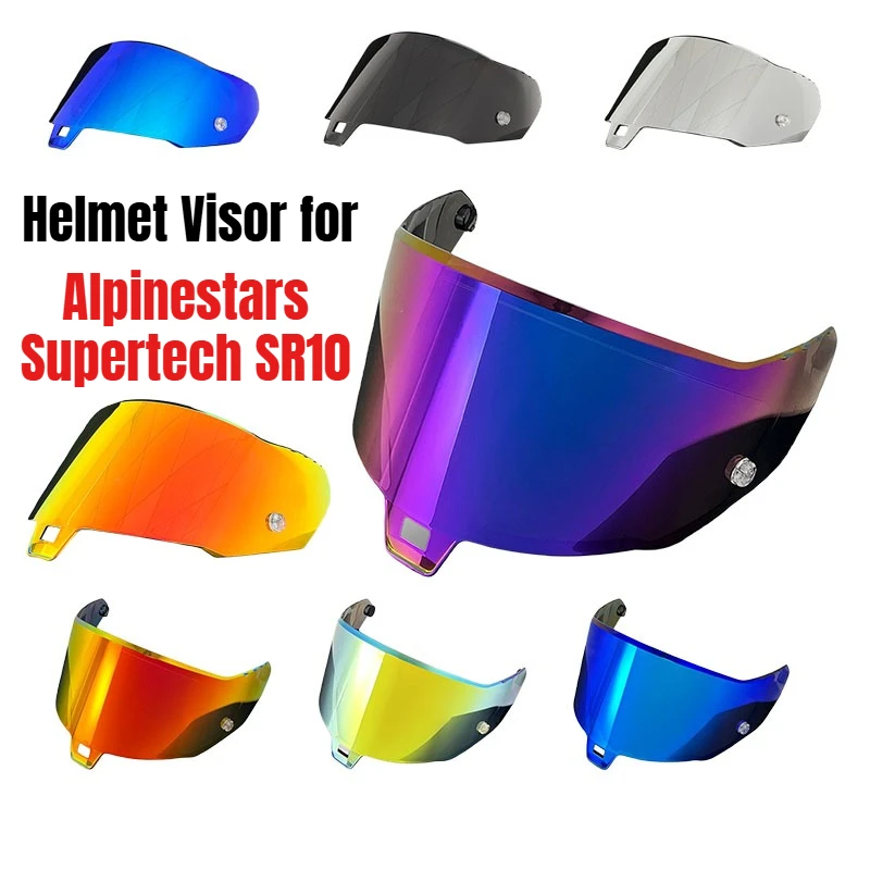 

Helmet Visor for Alpinestars Supertech SR10 Motorcycle Helmet Lens Glass Shield Windshield Replacement Goggles