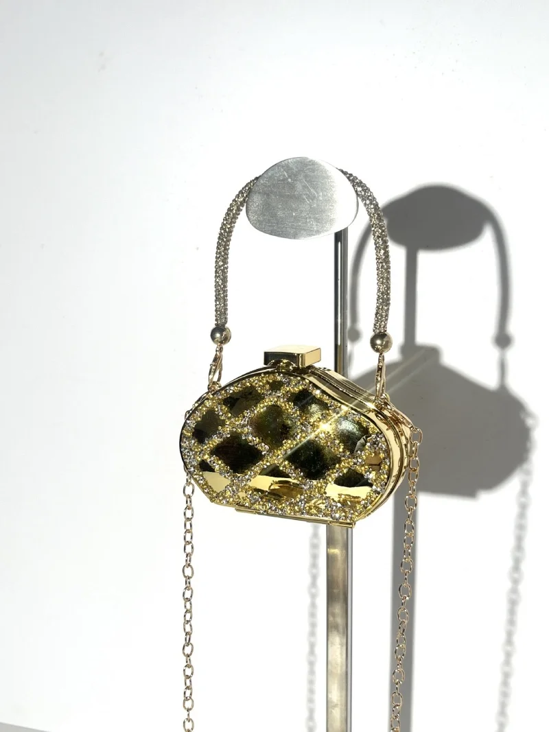 

Luxury Mini Clutch Bag for Women Acrylic Chain Crossbody Small Square Shoulder Bag Coin Purse Wedding Party Women's Fashion Acce