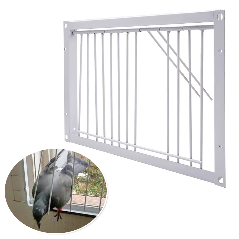 

30/40*26cm Pigeon Door Metal Wire Bars Frame Single Entrance Trapping Doors Cage Birds Catch Removable Bar Bird Cages and Nests